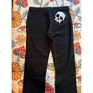 Vintage dragonfly clothing company size 13 skull jeans